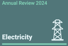 Cover Page Annual Review 2024 - Electricity