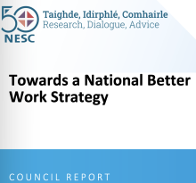 Cover page NESC Report "Towards a National Better Work Strategy"